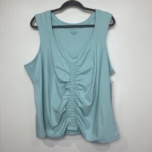 Athleta Women's Sz 3X Cinch Tank Athletic Leisurewear Mint Green New NWT